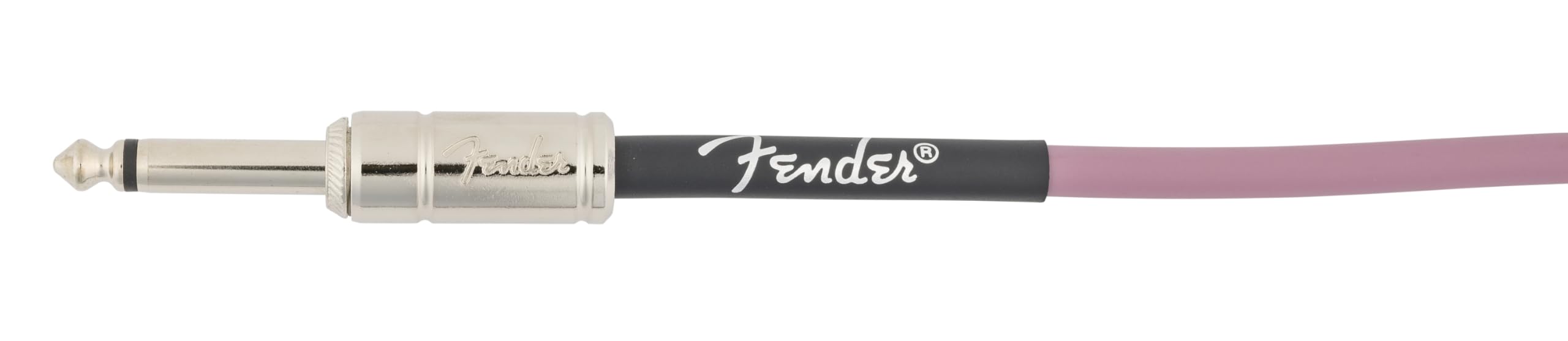 Fender Contour Instrument Cable, Guitar Cable, Guitar Accessories, Straight/Straight, Burgundy Mist, 18.6 ft