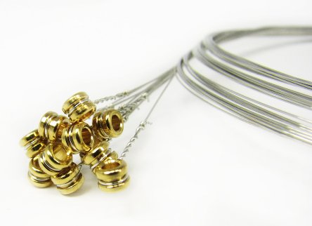 12-pack 10ga. (.010'') Plain Steel/Unwound Guitar Strings - Made in the USA!