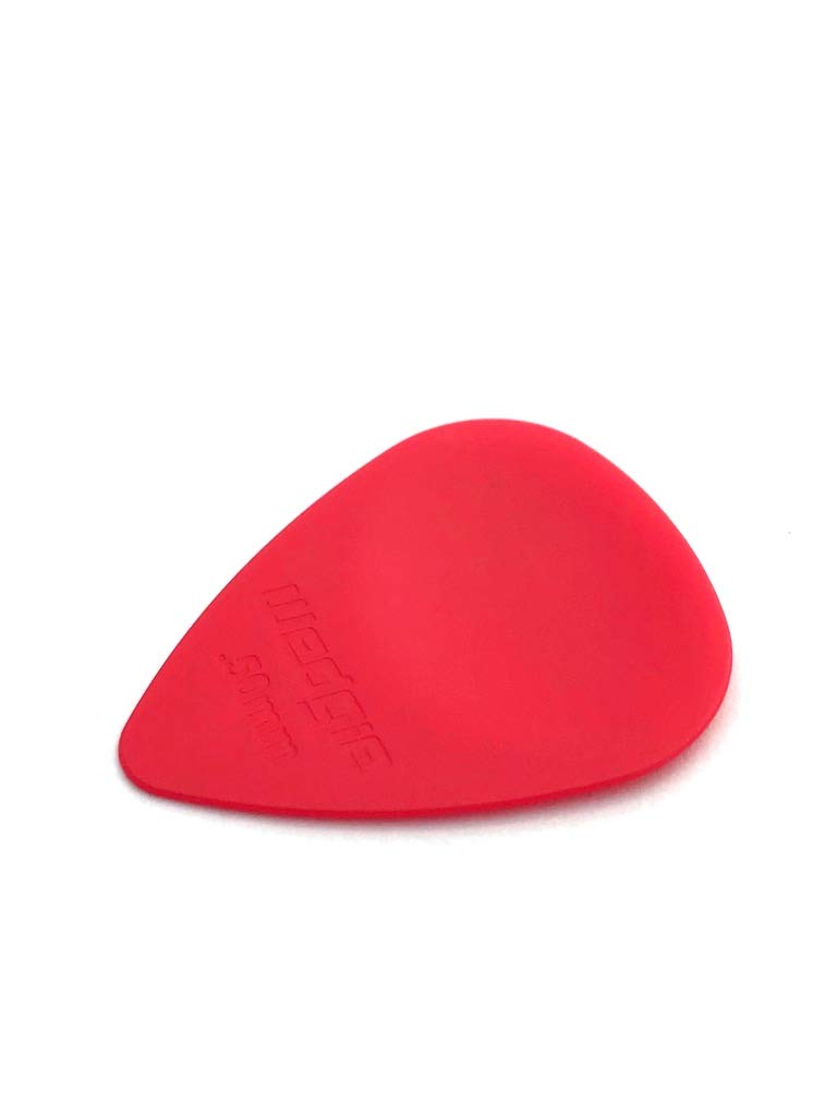 Wedgie WDPP50 0.50mm Wedgie Delrin Pick, 12 Pack, Red