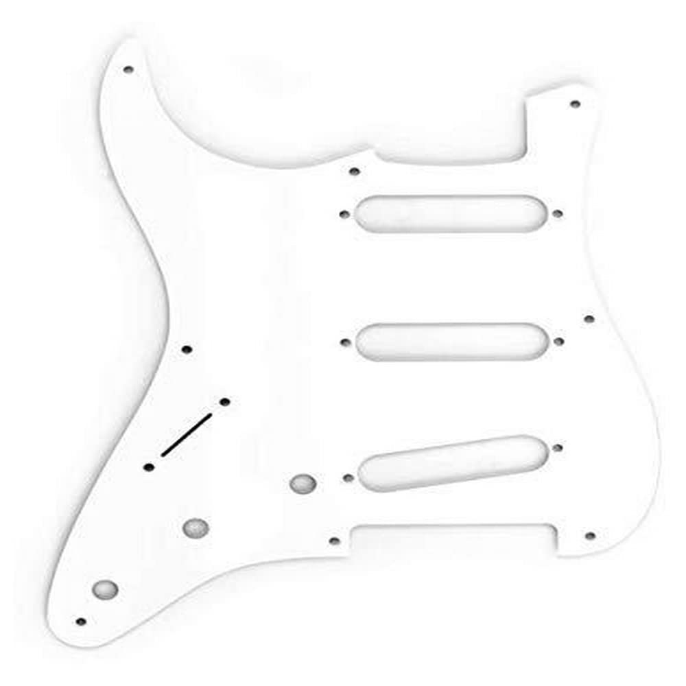 Fender Vintage-Style Pickguard, '57 Stratocaster Lh, 8-Hole - White 3-Ply
