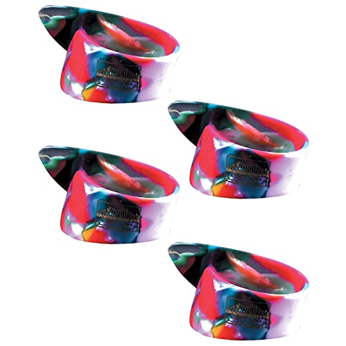 Golden Gate GP-7-4PK Colorful Clown Confetti Thumb Picks - Large - 4 Pack