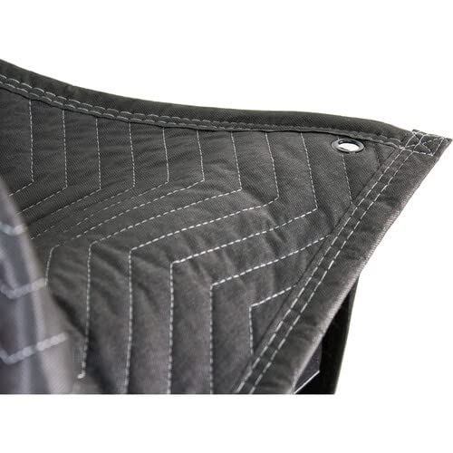 Filmcraft Studio Sound Blanket with Grommets 72 by 80 inch Heavy Duty Polyester (3 Pack)