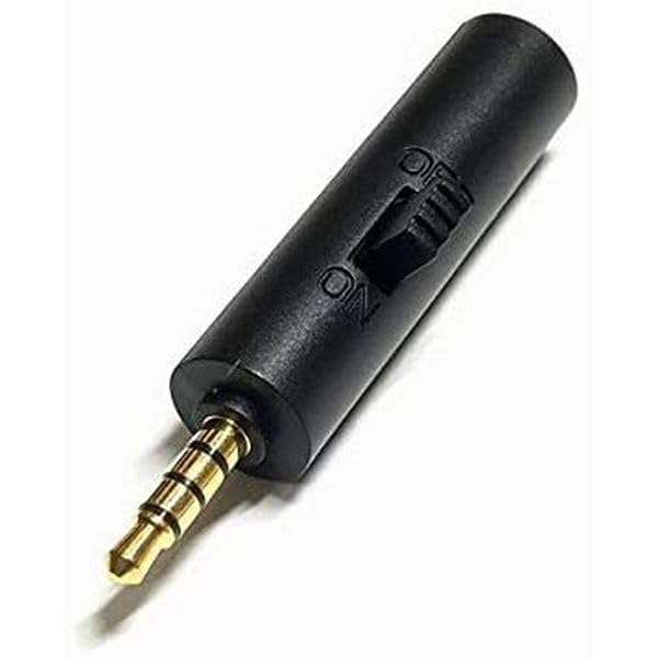 SSA Service ST35-SWAF Microphone Mute Switch Adapter for Smartphones, Tablets, PS4/5, Switches, etc. 4 Poles 3.5mm Stereo Mini, 