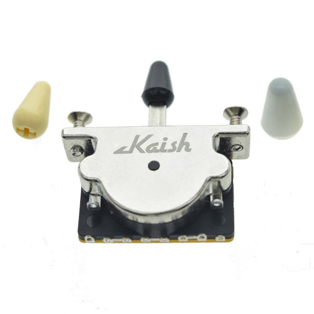 Heavy Duty 3 Way Guitar Pickup Lever Switch Pickup Selector Switch For Strat Tele With 3 Plastic Tips