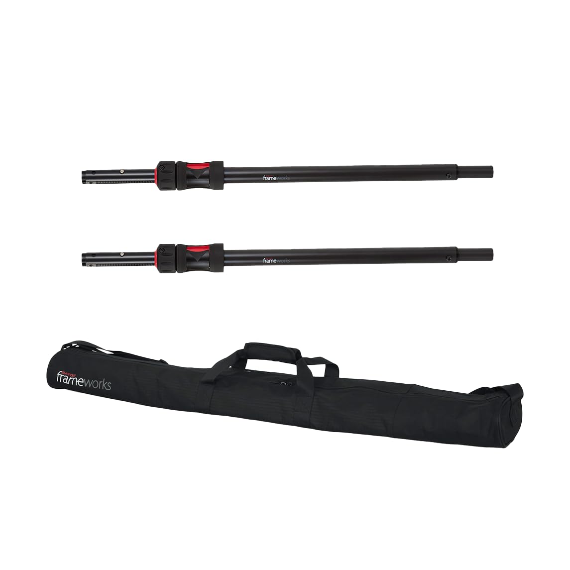 Gator Frameworks GFW-ID-SPKR-SPSET ID Series Lift-assisted Speaker Pole and M20