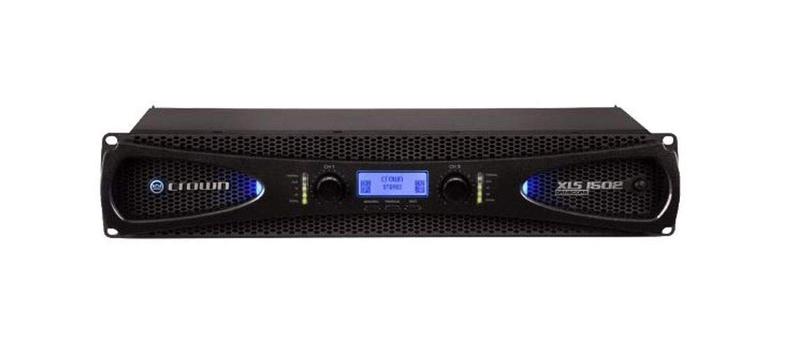 Crown Two-Channel, 525W @ 4? Power Amplifier, Black with Gold, 525-Watts (XLS1502)