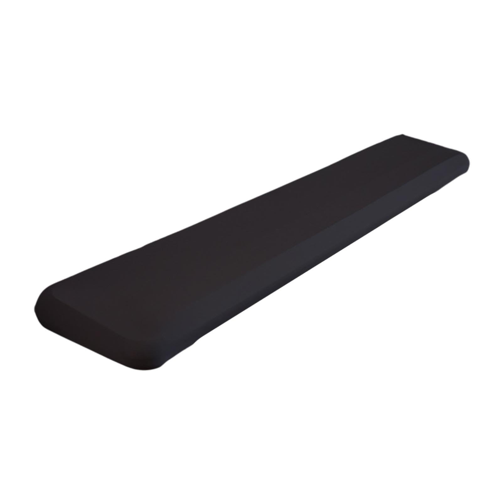 Velura Piano Keyboard Cover Lightweight Portable Soft Musical Instrument Protection Black For 61 Key|1 Piano Keyboard Anti Dust 