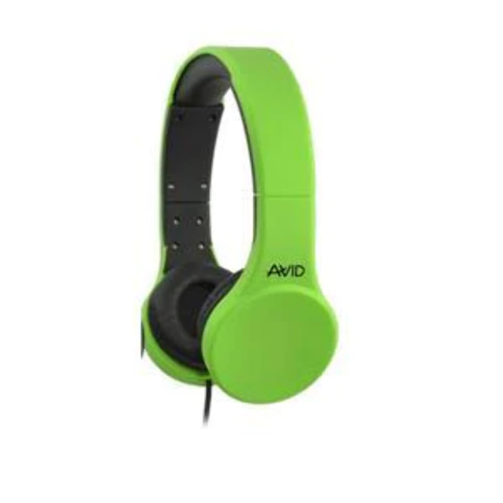 Avid Products Inc 2EDU-421332-GRN Avid Products42 Stereo OverEar Headphones with Microphone, Green