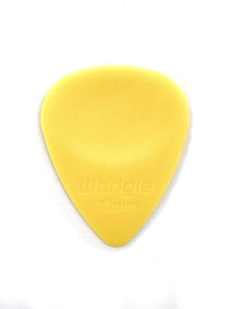 Wedgie Wdpp73 0.73Mm Wedgie Delrin Pick, 12 Pack, Yellow