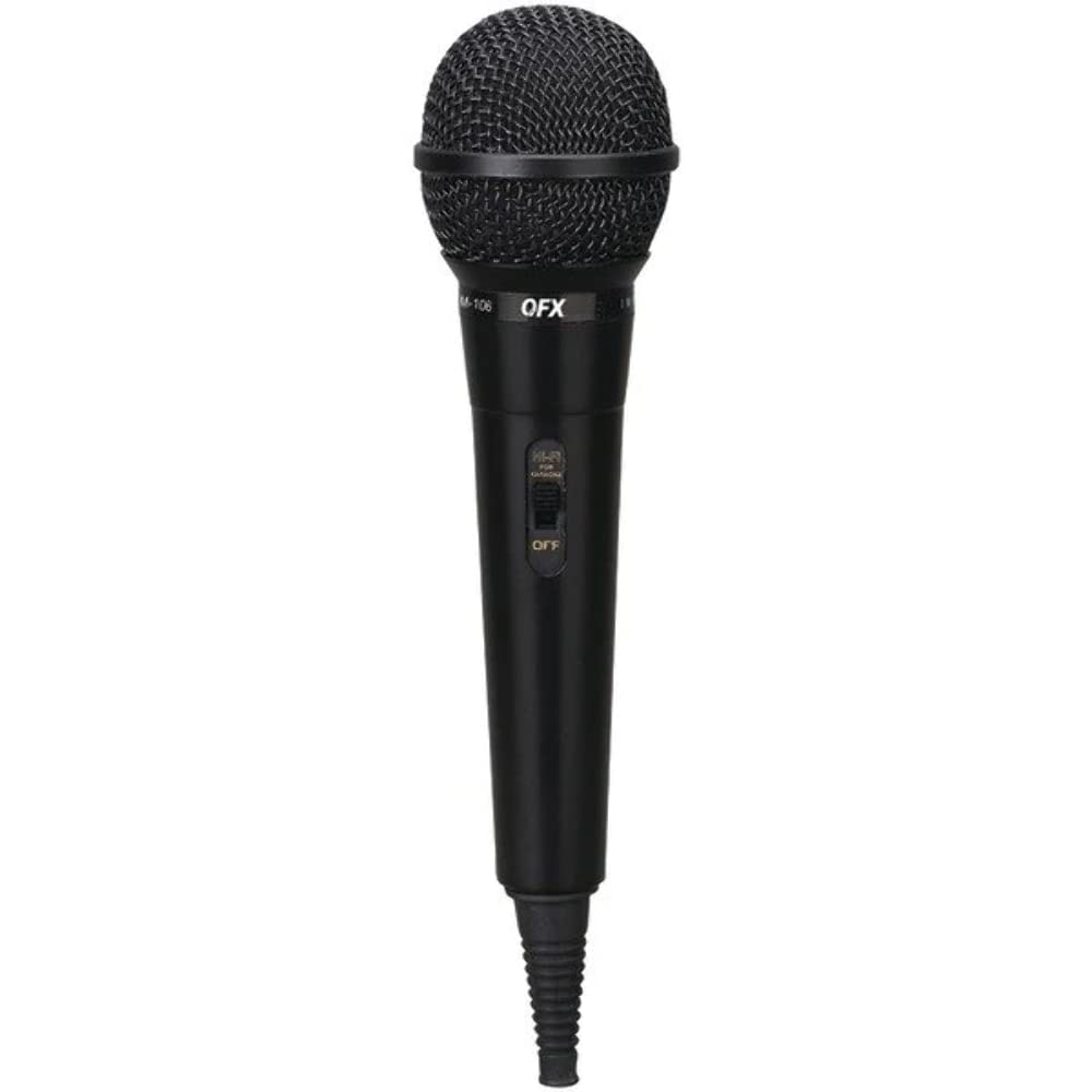 QFX M-106 Unidirectional Dynamic Microphone with 10ft Cable