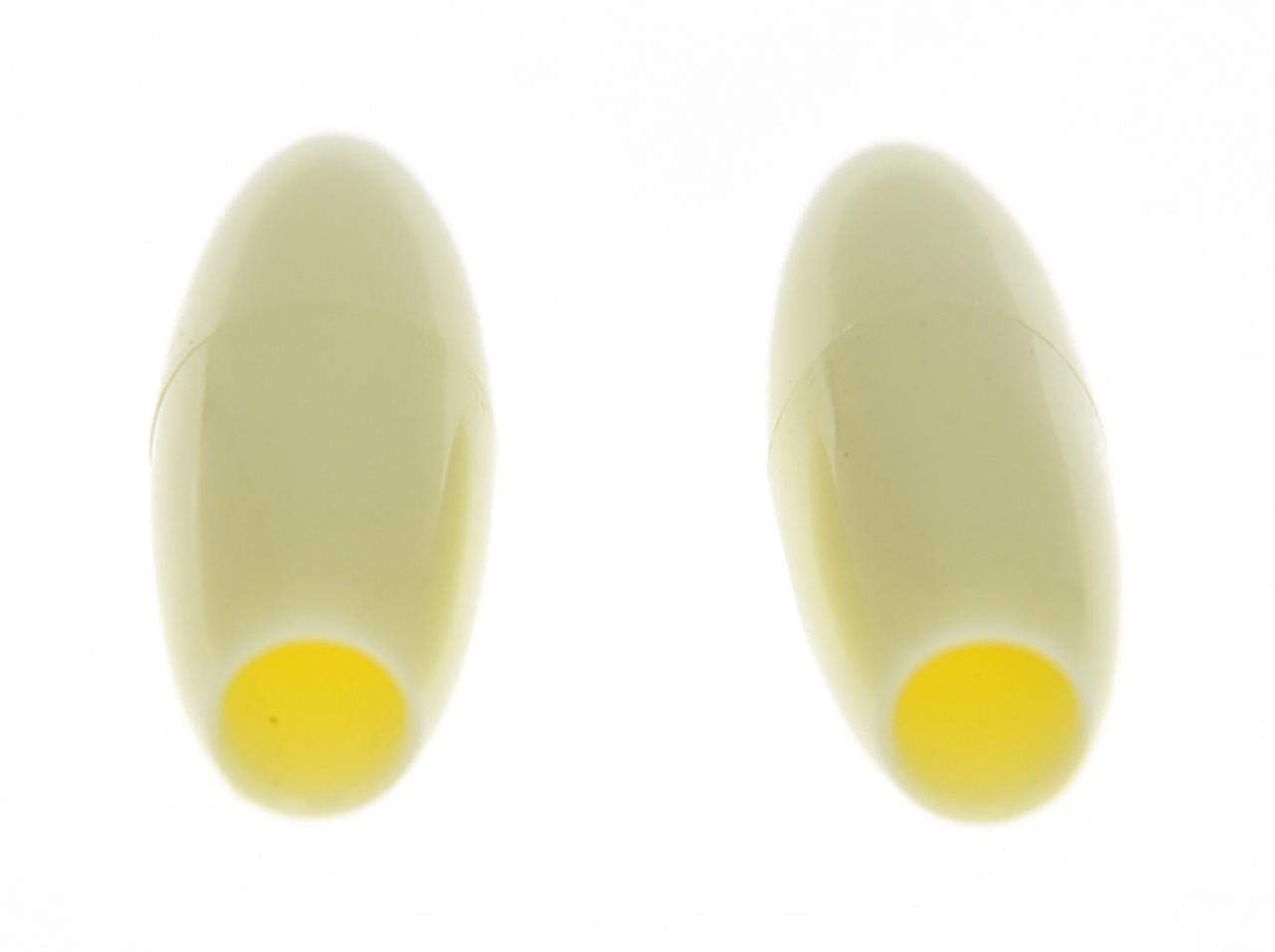 Dopro 2pcs 5mm ST Strat Guitar Tremolo Trem Arm Tip Whammy Bar Cap for Stratocaster Cream