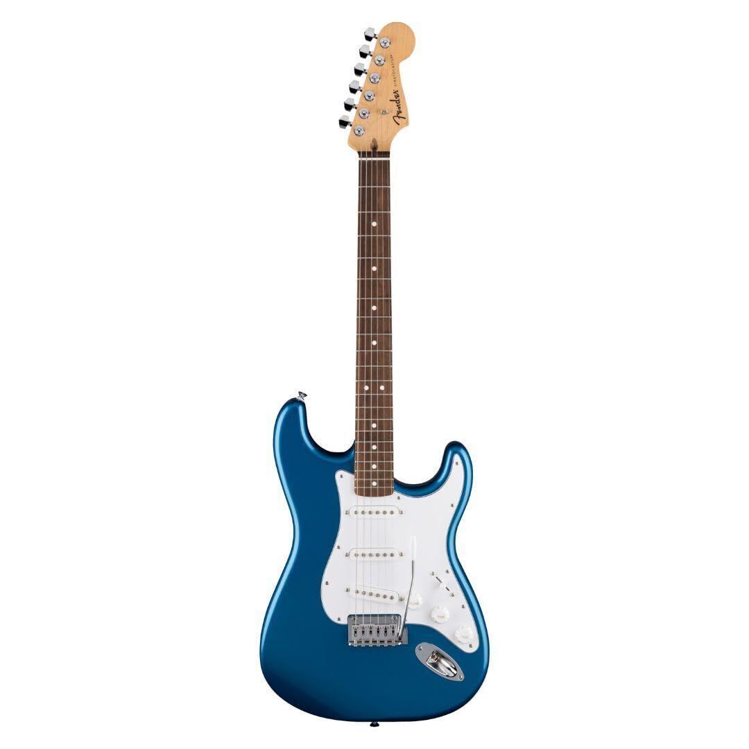Fender Standard Series Stratocaster, Electric Guitar, with 2-Year Warranty, Modern C Shaped Neck, Laurel Fingerboard, White Pick