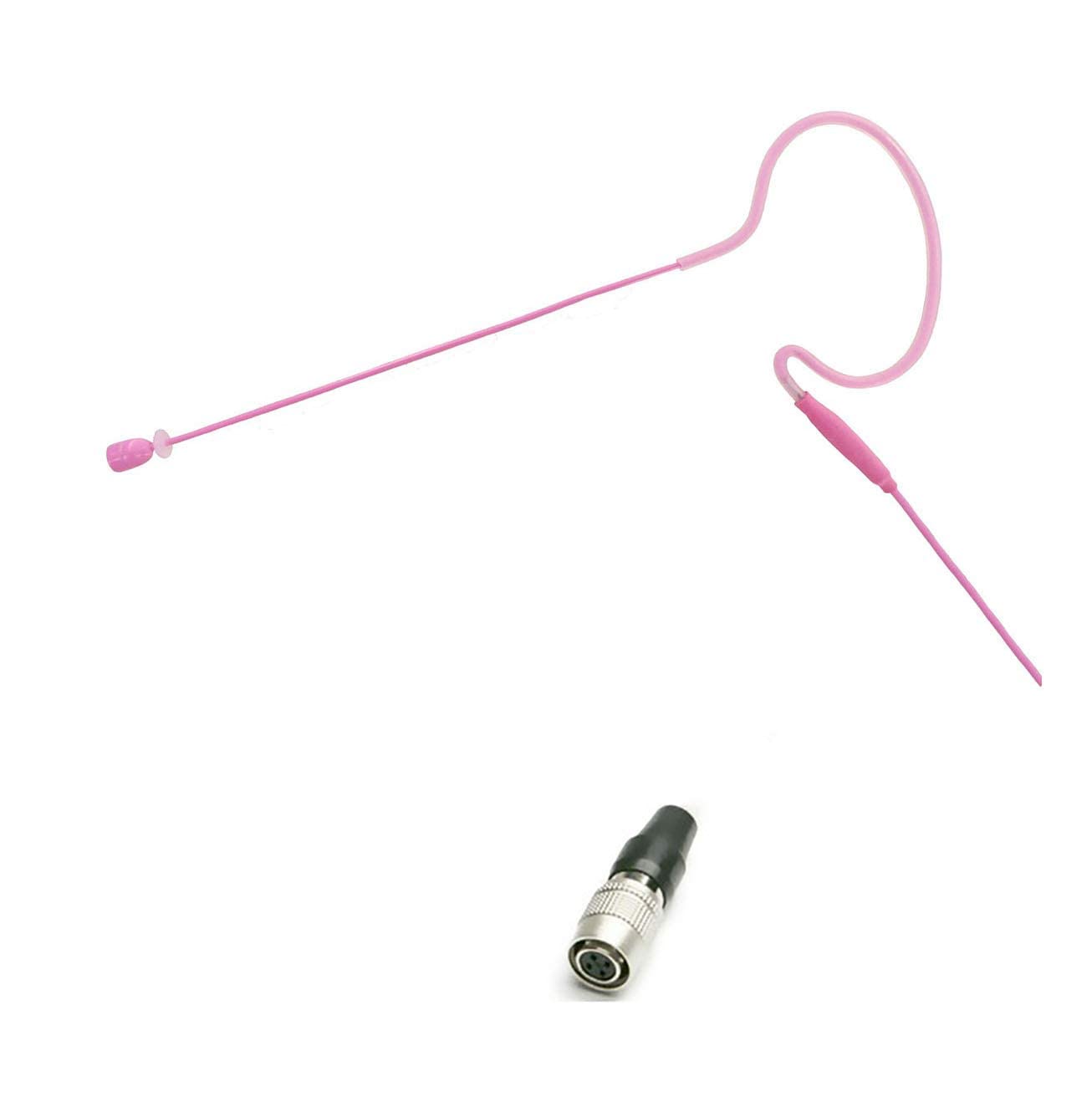 Av-Jefe Avl630Pkh4P Pink Headset Microphone W/Hiroshi 4 Pin For Audio Technica