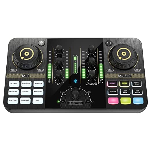 Audio Array Ai-03 Professional Sound Card With Bluetooth | Podcast Production Setup With 4 Mic Input & 4 Outputs | +48V Phantom 