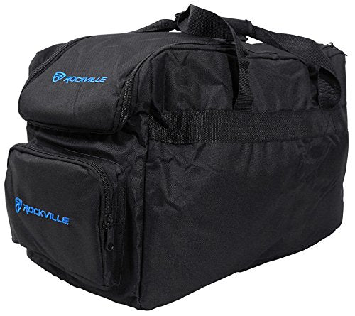 Rockville Rlb30 Bag For 4 Slim Par Chauvet/Adj Lights+Controller+Accessories,Black