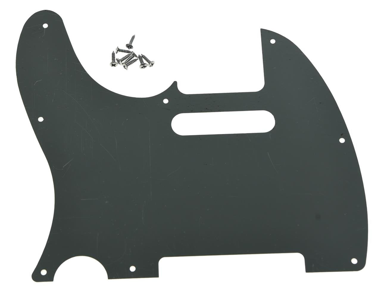 KAISH 8 Hole Tele Style Pickguard TL Guitar Pick Guard Scratch Plate for Tele/Telecaster Silver Mirror