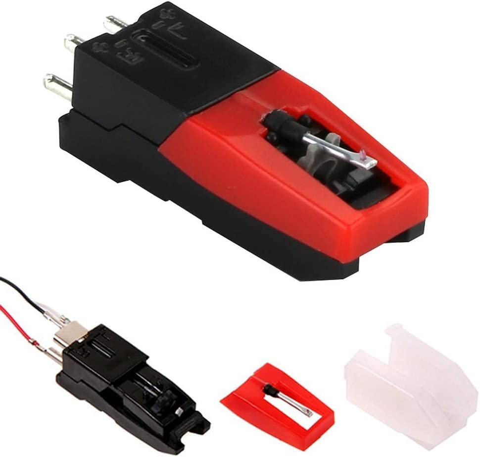 Vinyl Record player Needle With Cartridge Universal Turntable Cartridge Record Player Needle Replacement Stylus Needles for Viny