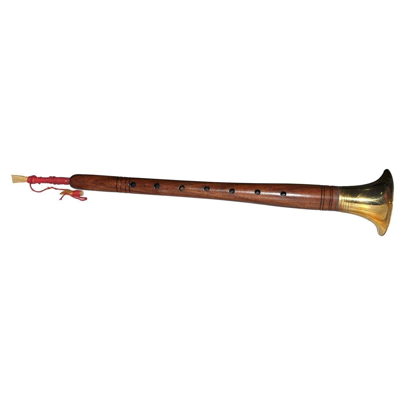 Sai Musical Hindu Traditional Folk Music Instrument Shehnai - Indian Oboe With Reed (Pdi-Abh) (14 - Large)