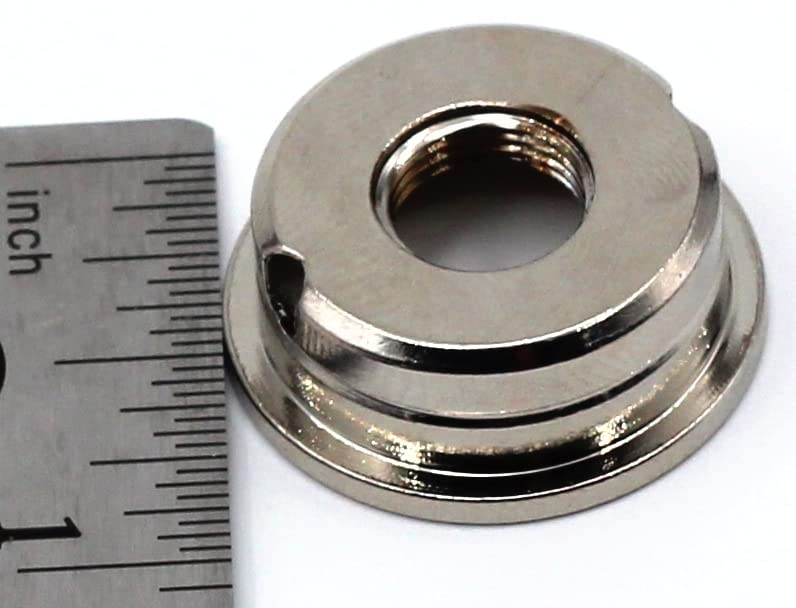 Electrosocket Jack Plate for Telecasters - Polished Nickel Finish