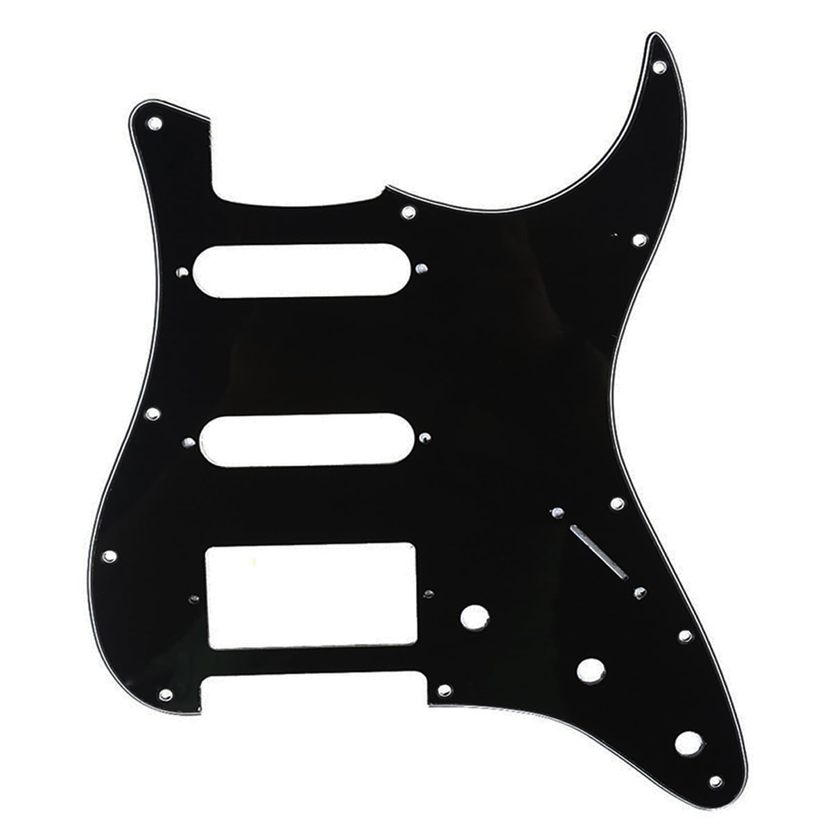 Musiclily HSS 11 Hole Strat Pickguard ST Guitar Pick Guard Scratch Plate for Fender American/Mexican Standard Stratocaster Moder