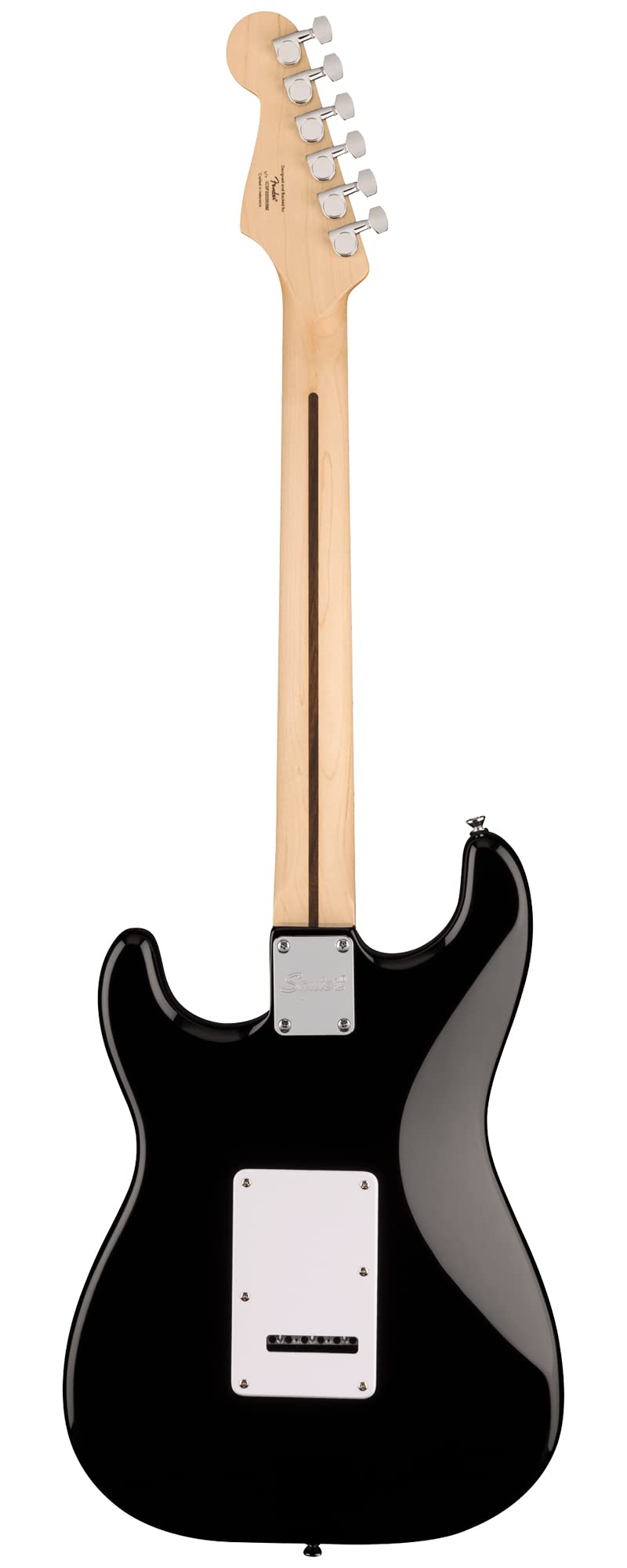 Fender Squier Sonic Stratocaster - Black Bundle with Tuner, Strap, Picks, and Austin Bazaar Guitar DVD