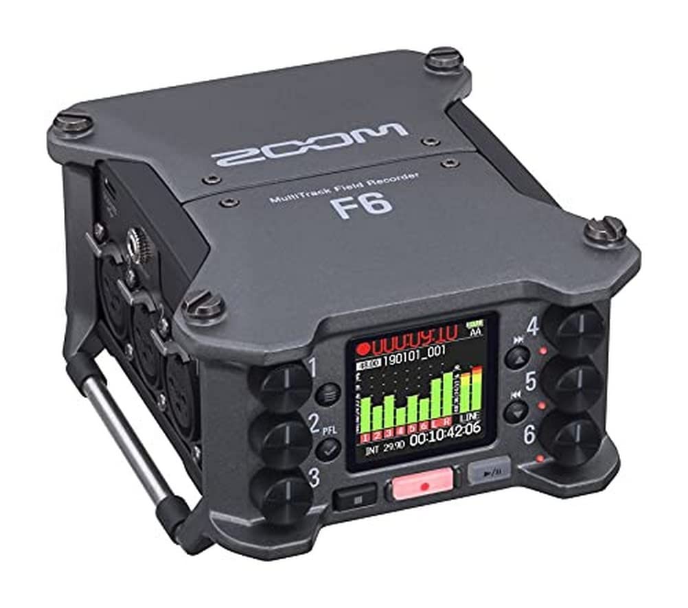 Zoom 316305 F6 Audio Recorder - Black