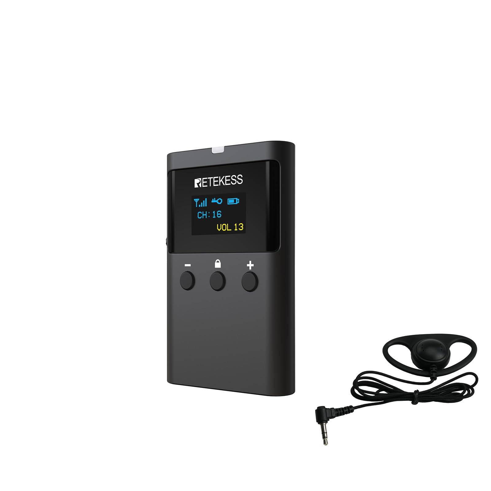 Retekess TT127 Tour Guide System Headsets, Automated Tour Guide Audio System, 200m, Clear Sound Quality, Dual Explanation System