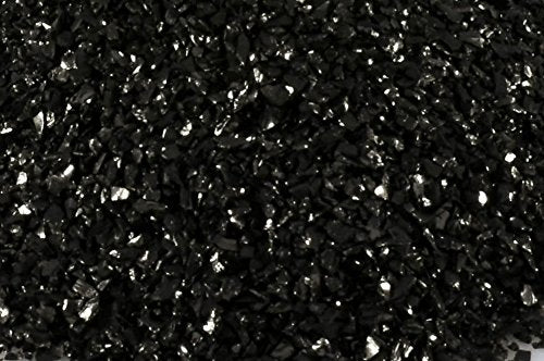 Jet; Pure & Natural: by World of Wood- Crushed Inlay Stone Perfect for Wood Inlay, Jewelry, Art, and More (Medium Consistency) (