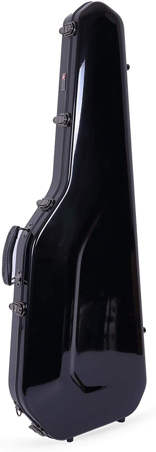 Crossrock Fiberglass Backpack Style Black Electric Guitar Case
