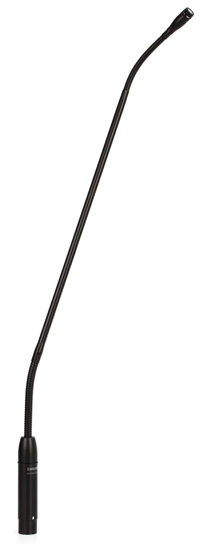 Shure Mx418/S Supercardioid Condenser Microphone, 18'' Gooseneck With Attached Xlr Preamp, Shock & Flange Mount, Snap-Fit Foam W