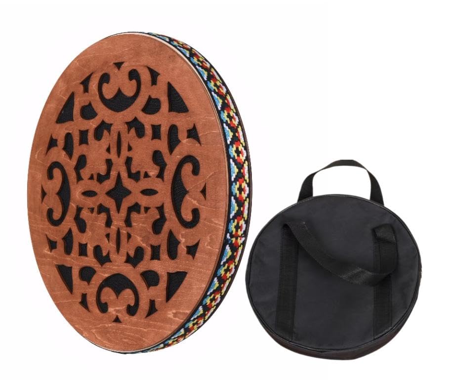 NiuNiuBoy Crew Handmade wooden ocean drum, sound healing wave drum, onomatopoeic tambourine, pleasant sound to release stress, y