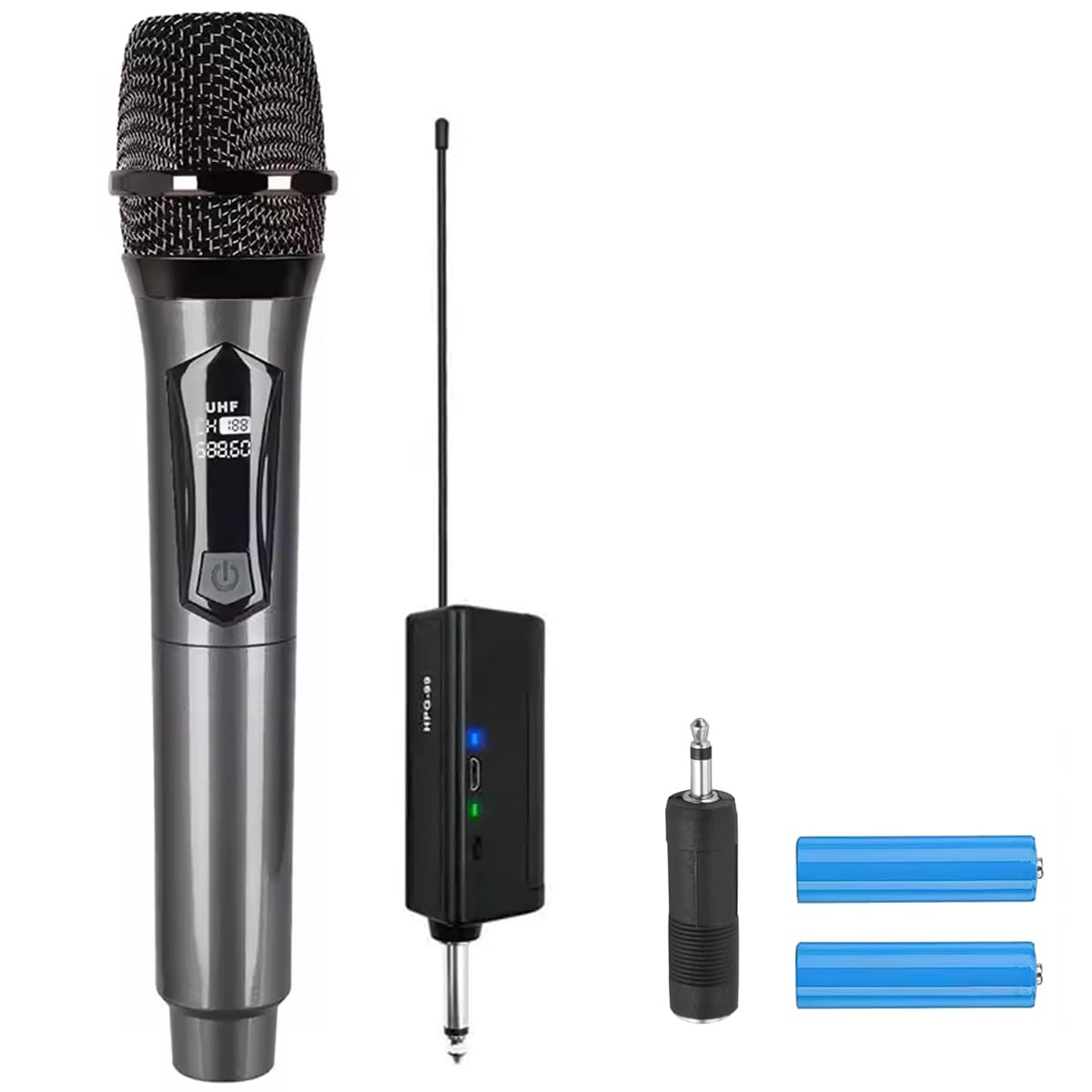 Device Of Urban Infotech Uhf Wireless Microphone With Rechargeable Receiver 160 Ft+ Range Wireless Mic, Handheld Dynamic Mic Kar