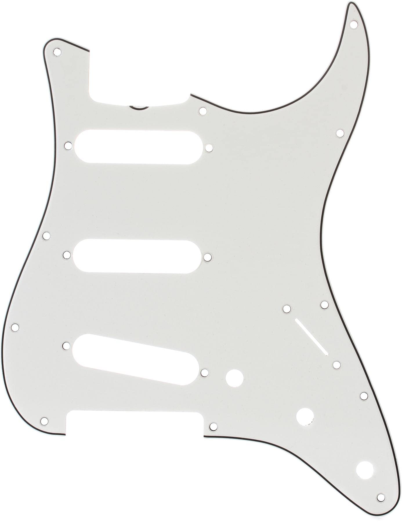 Fender Pure Vintage Pickguard, '65 Stratocaster With Truss Rod Notch, 11-Hole - Eggshell 3-Ply
