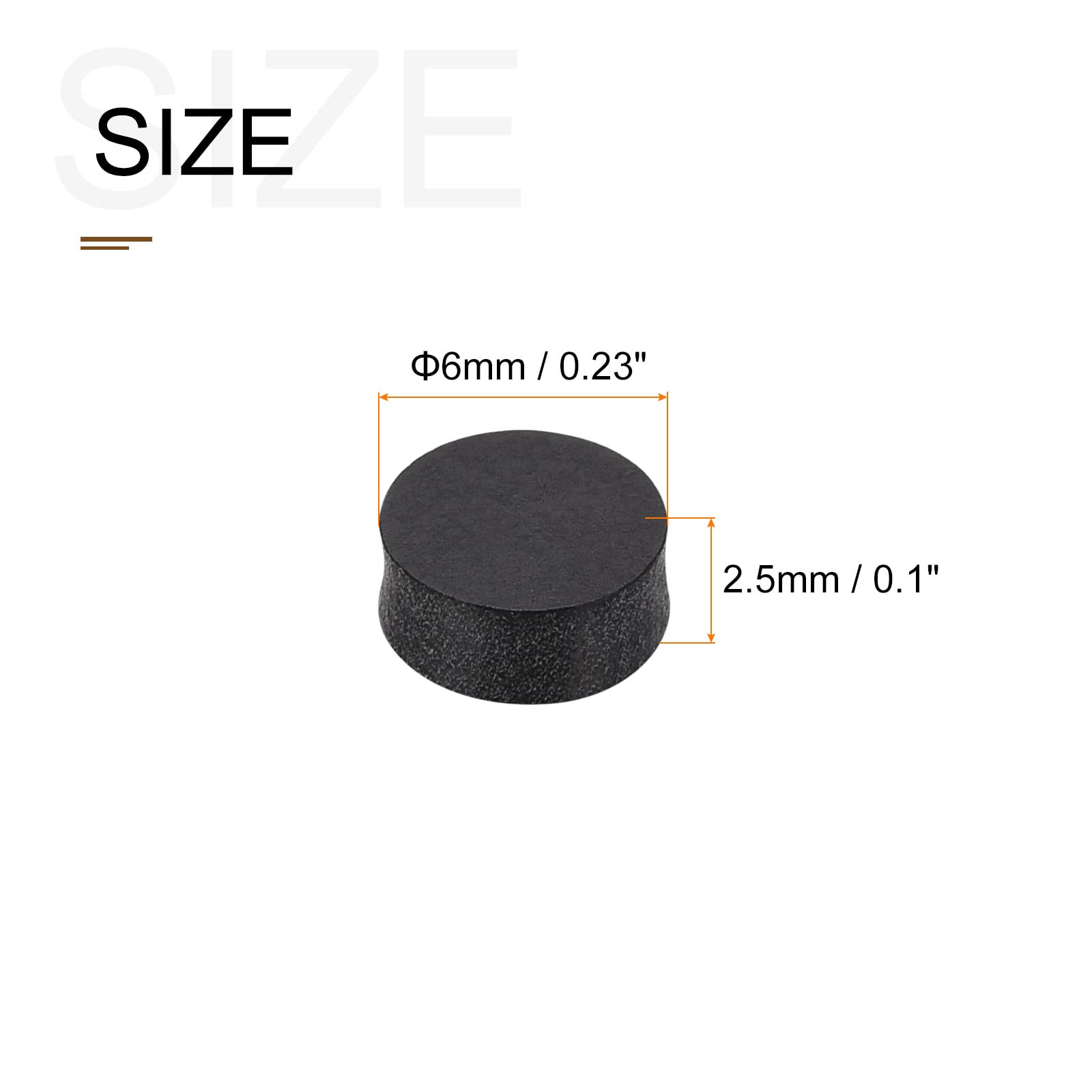 MECCANIXITY Inlay Fretboard Dots Guitar Inlay Dots Acrylic Inlay, Mark Point 6x2.5mm for Guitar Fingerboard, Pack of 20