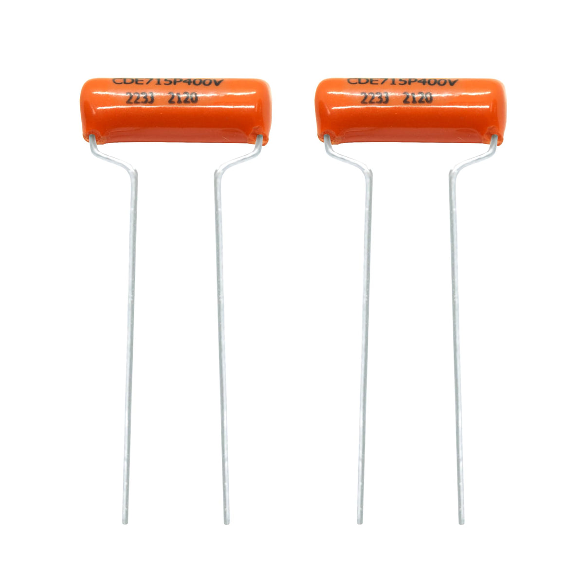 Pair (2X) - .022 Uf/400 V Orange Drop Capacitors