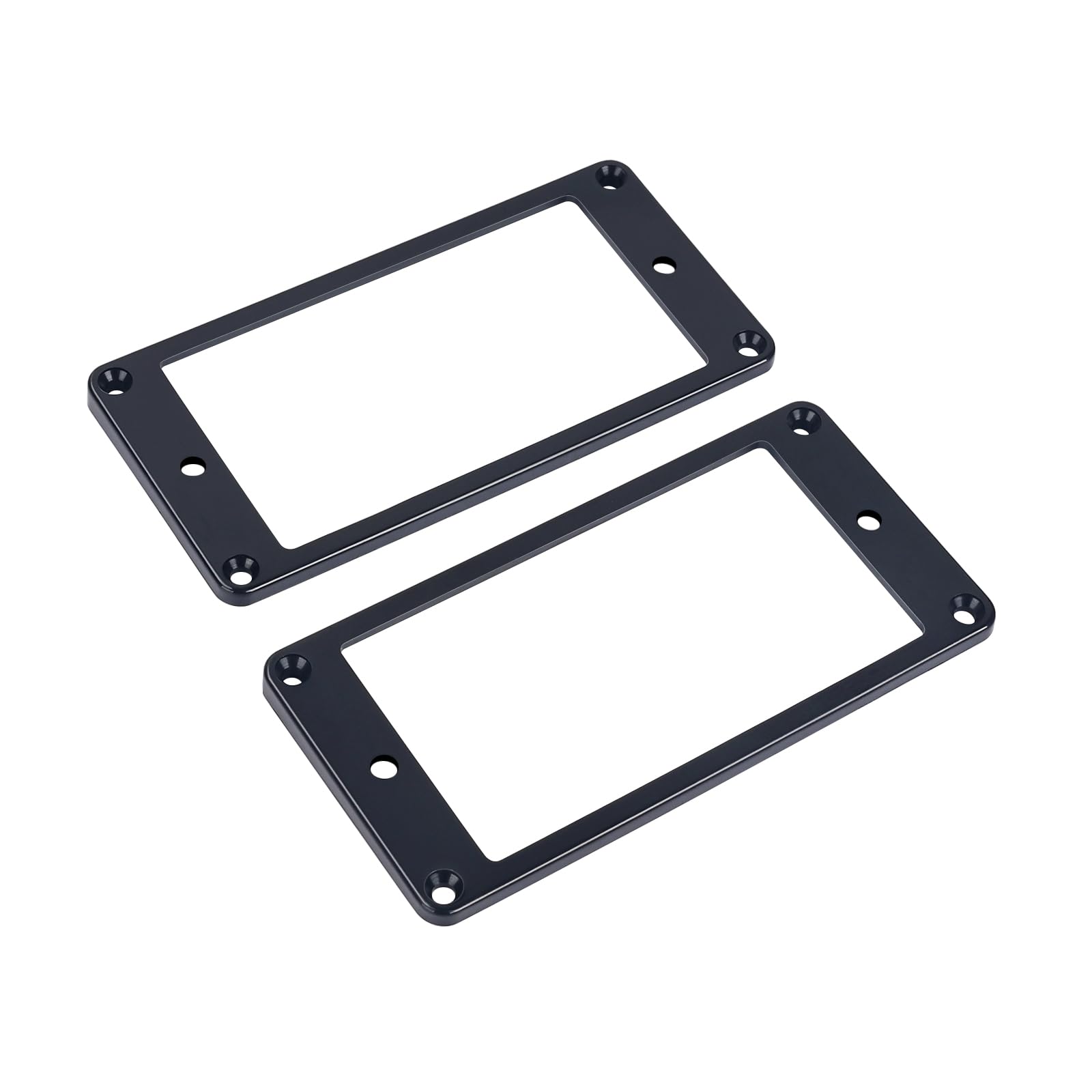 Banworks Humbucker Rings Plastic Slanted Top Flat Bottom Humbucker Pickup Covers 3x4.3mm Guitar Pickup Frame for Epiphone Les Pa