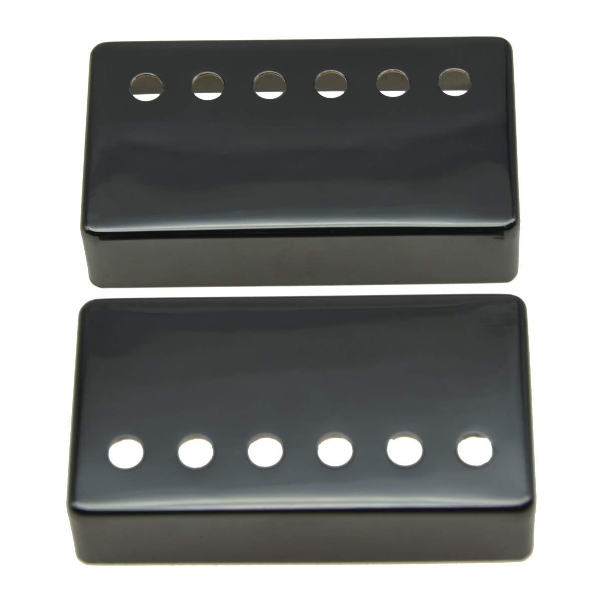 KAISH 2pcs Humbucker Guitar Pickup Cover Humbucker Pickup Covers 50mm/52mm Pole Spacing Pickup Covers for Epi Les Paul Black Nic