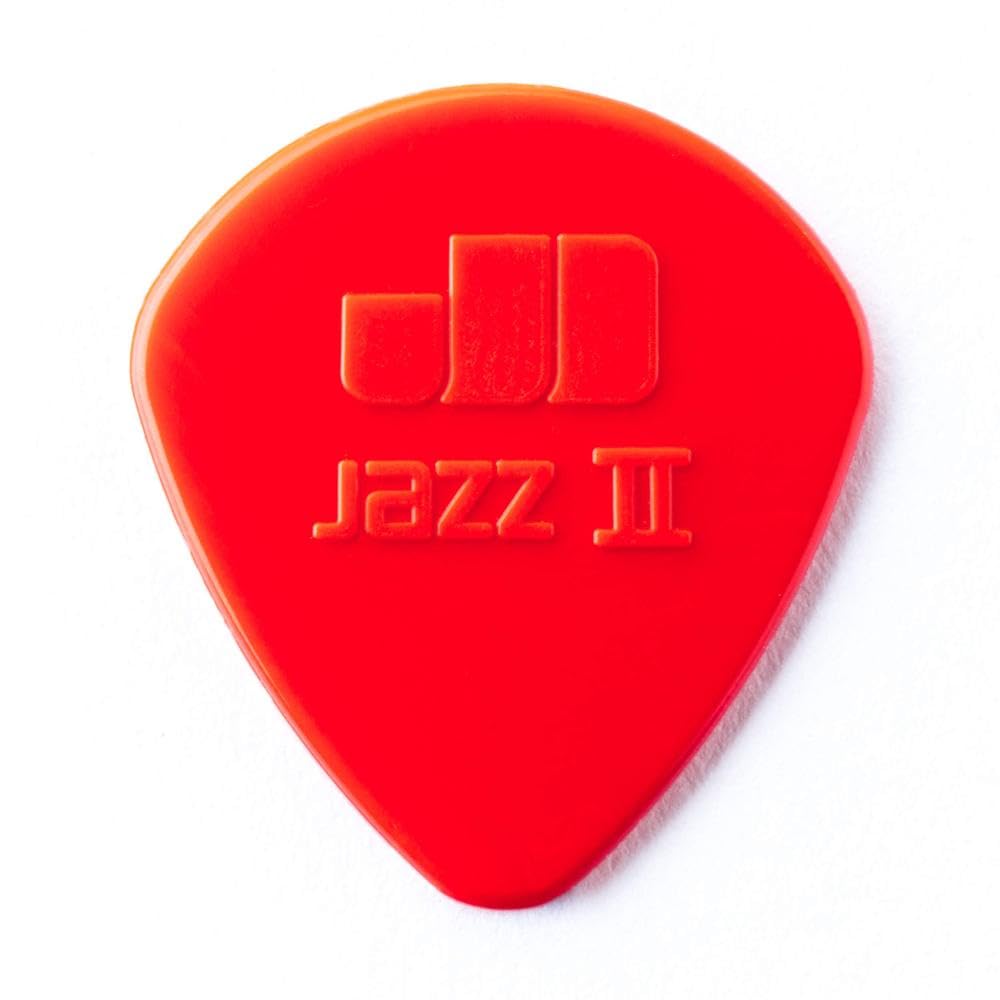 Dunlop 47P2N Nylon Jazz Ii, Red, 1.18Mm, 6/Player'S Pack