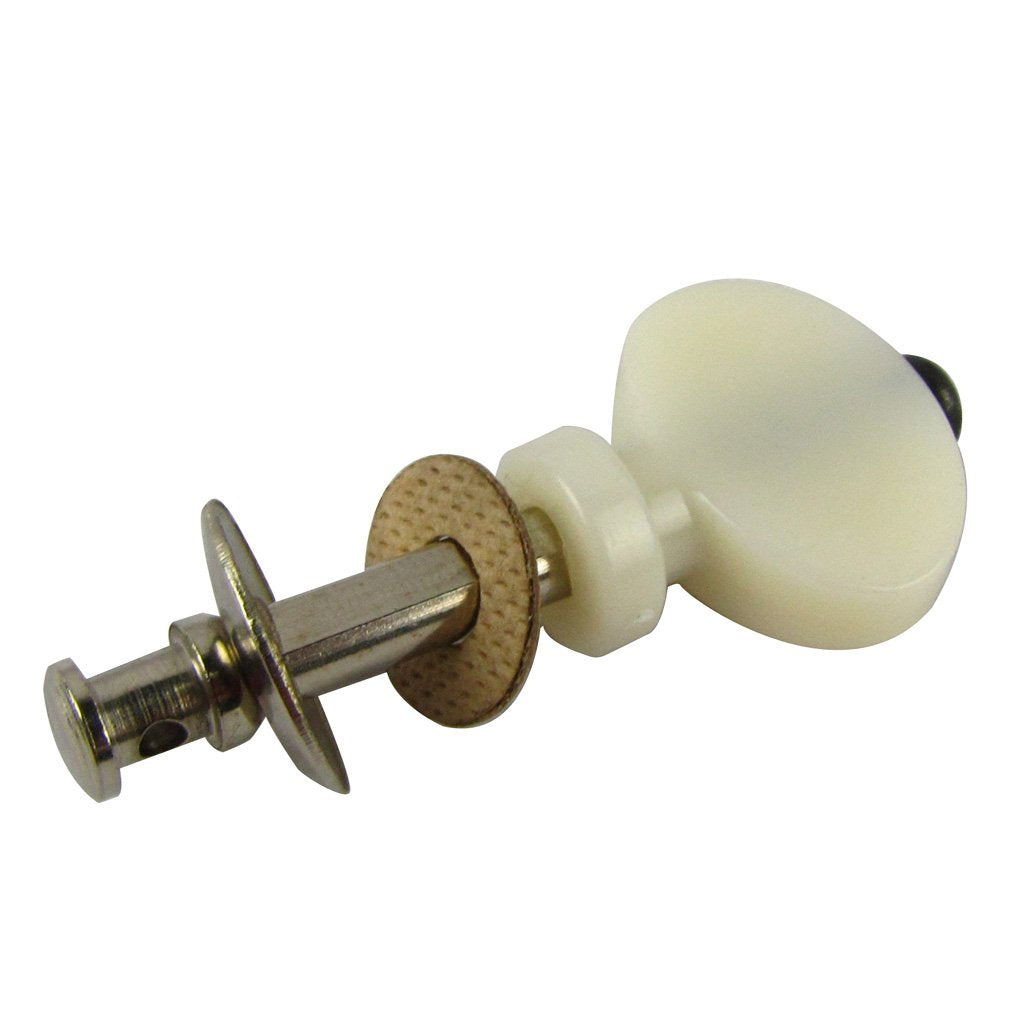 FLEOR White Ukulele Tuning Pegs Pin Machines Tuners Pack of 4