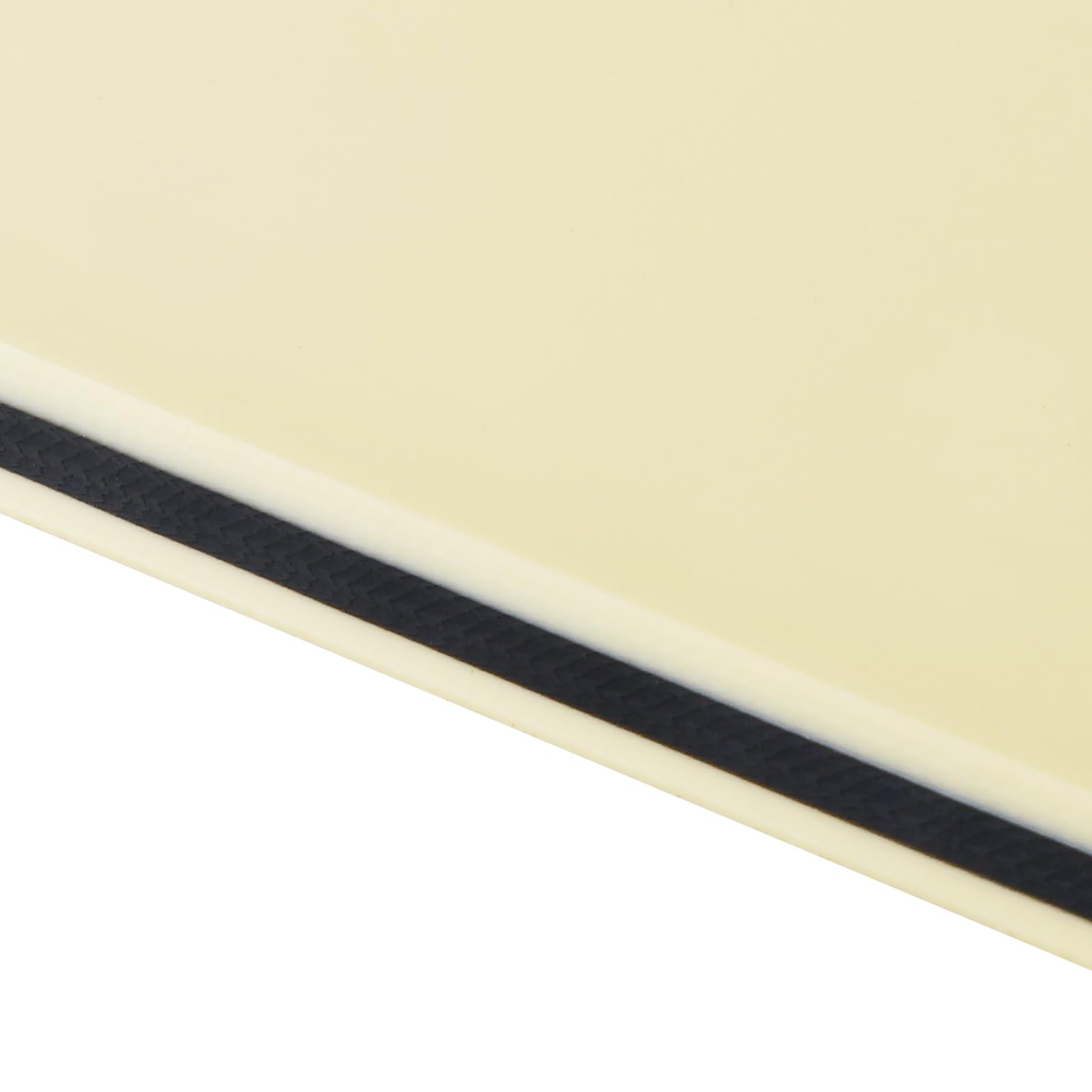 Banworks Electric Guitar 3 Ply Backplate 6-Hole Trem Tremolo Cover for USA/Mexican Fender Standard Strat ST JT/HGB-01 Cream