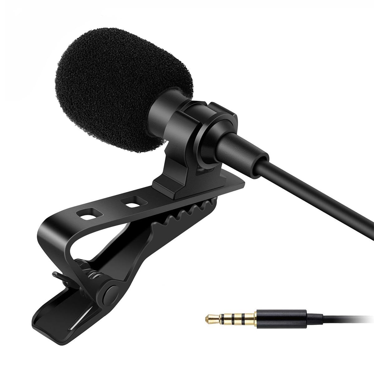 HUMBLE Clip-On Lapel Collar Mic  Dynamic 3.5mm Microphone for Clear Voice Recording  Ideal for YouTube, Interviews and Vlogging 