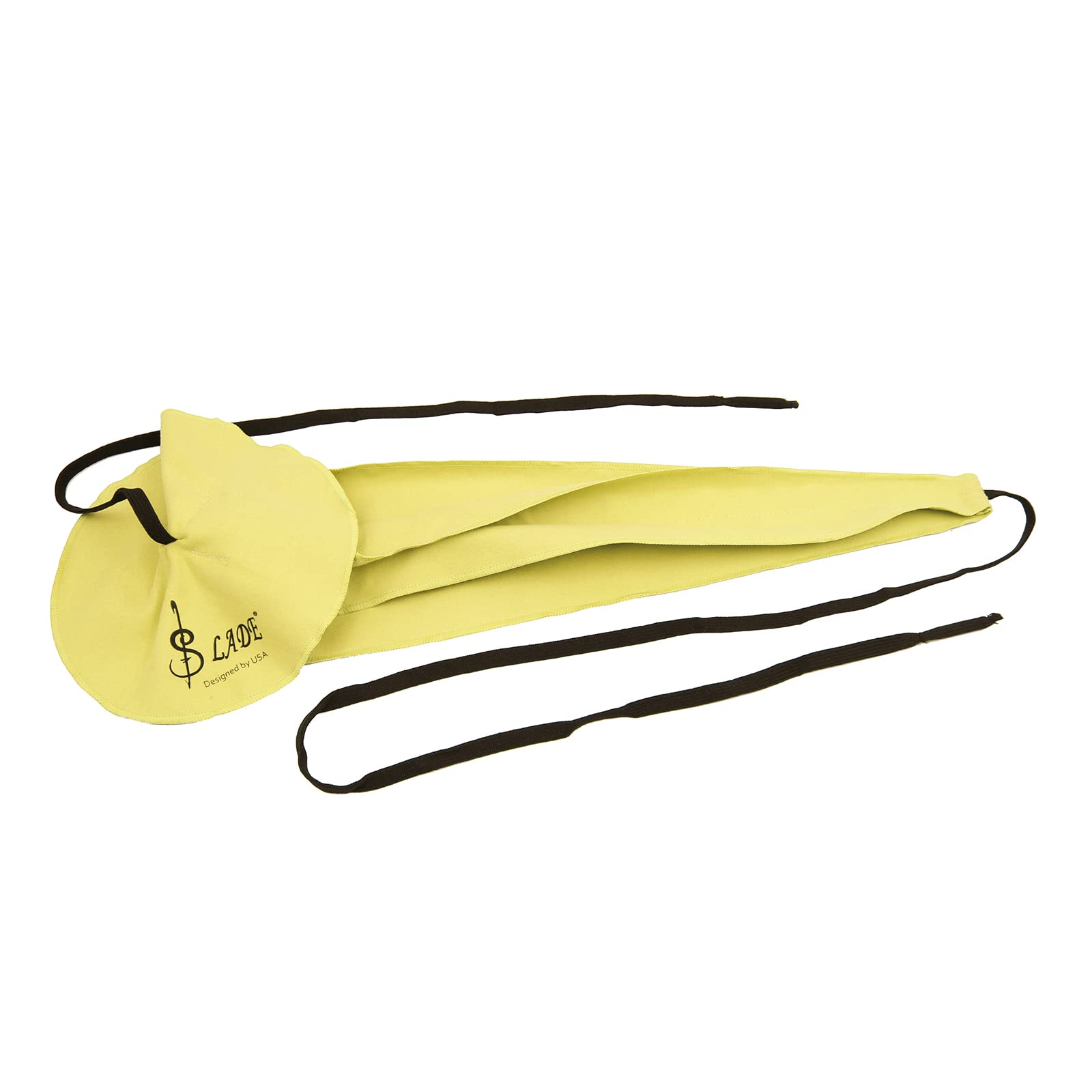 Lerodite Saxophone Cleaning Cloth Cleaning Care Tool For Flute Sax Inside Tube (Yellow)