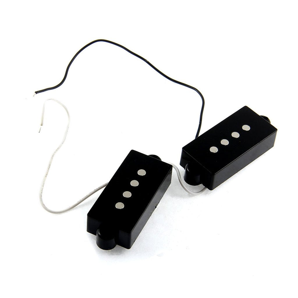 Club Bollywood2 Pieces 4-String Noiseless Open Style Pickup For Precision Bass Guitar Replacement Parts Black|Musical Instrument