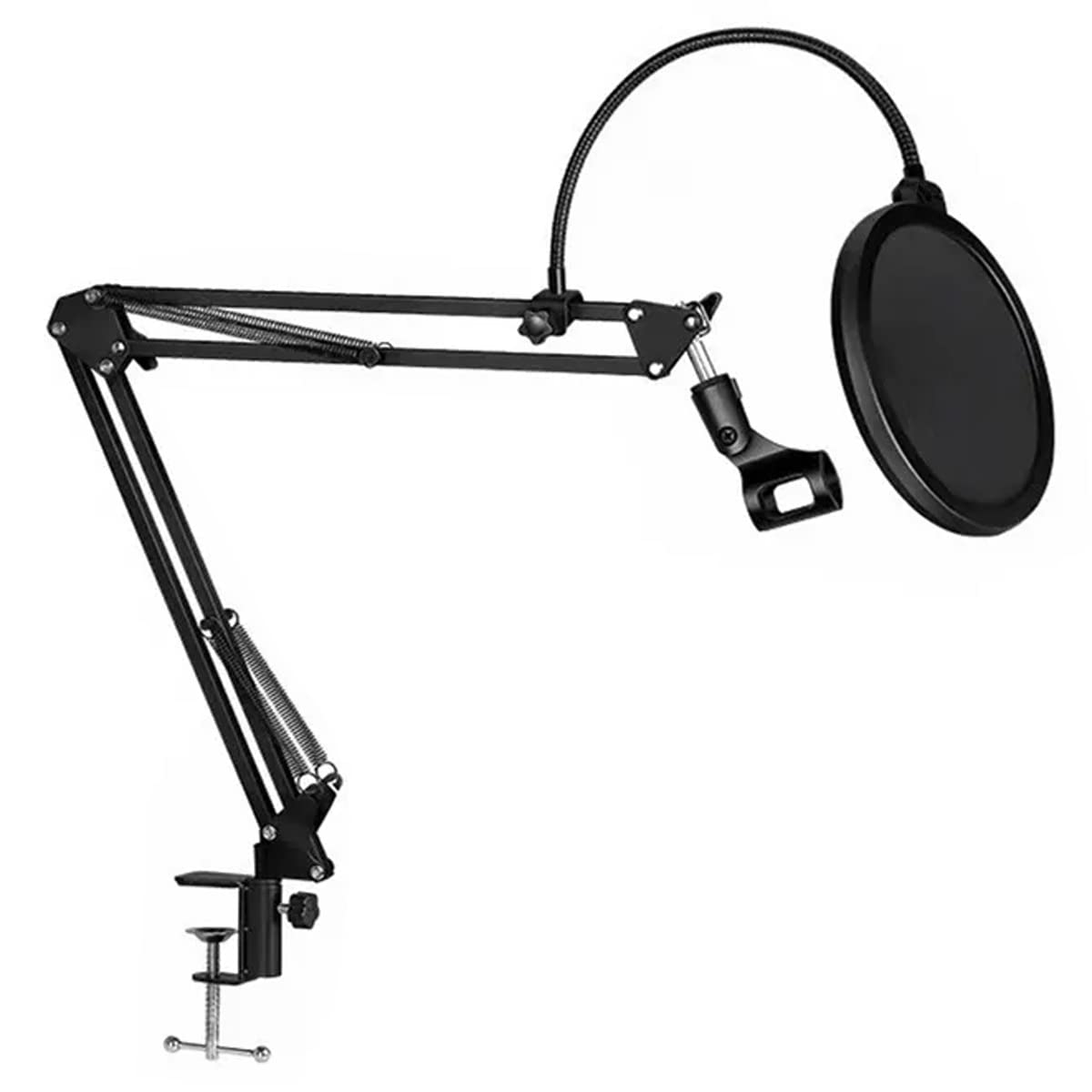 Device Of Urban Infotech Microphone Stand, Mic Arm Stand & Pop Filter Suspension Scissor Arm Stands For Studio Recording & Broad