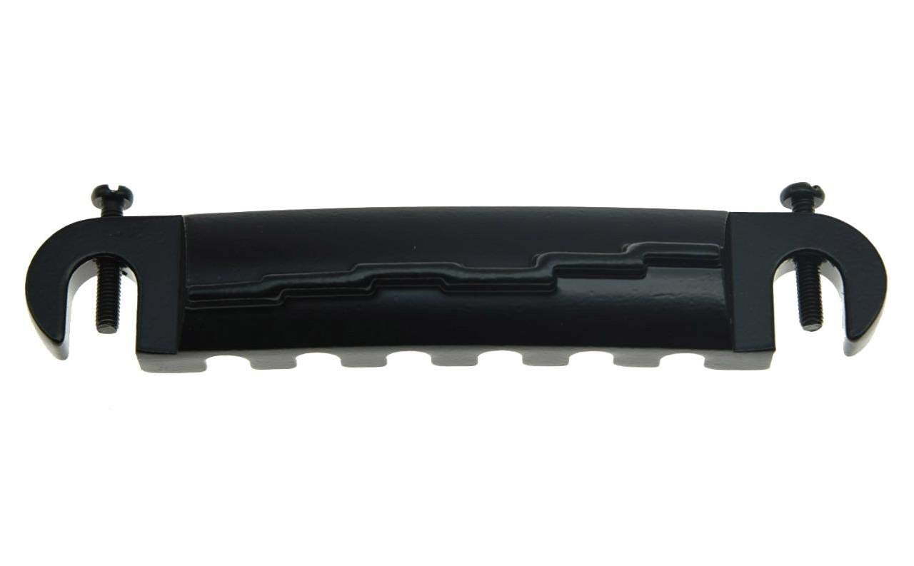 Electric Guitar Wrap Around Bridge Tailpiece for Les Paul LP Junior Black