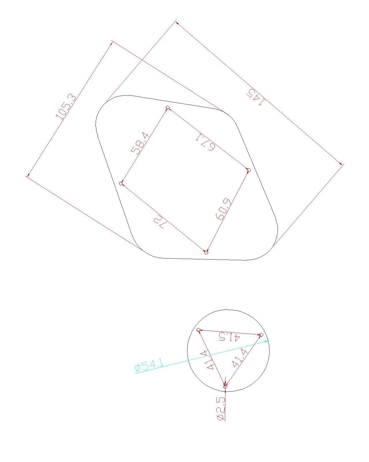 Dopro LP Rear Control Plate Switch Plate Cavity Cover For Epi Les Paul Solid Black 1 Ply