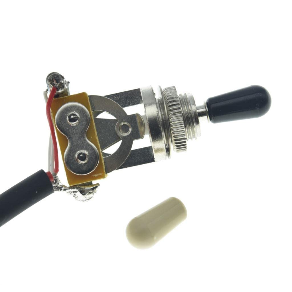 Guitar Prewired Wiring Harness Humbucker Solderless Wiring Harness 2V2T with 500K Pots and 3 Way Toggle Switch For Dot Series