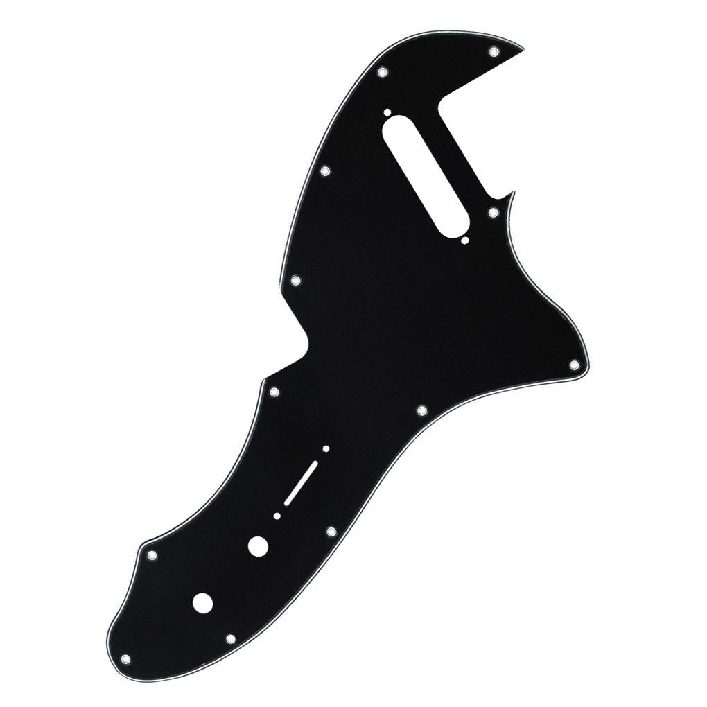 FLEOR 3ply Black TL Pickguard Guitar Pick Guard Plate with Screws Fit 69 TL Thinline Re-issue Guitar Part