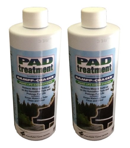 Dampp-Chaser - Piano Humidifier - Pad Treatment, 16oz - Combo 2 - 8 oz Bottles, Presentation may vary..