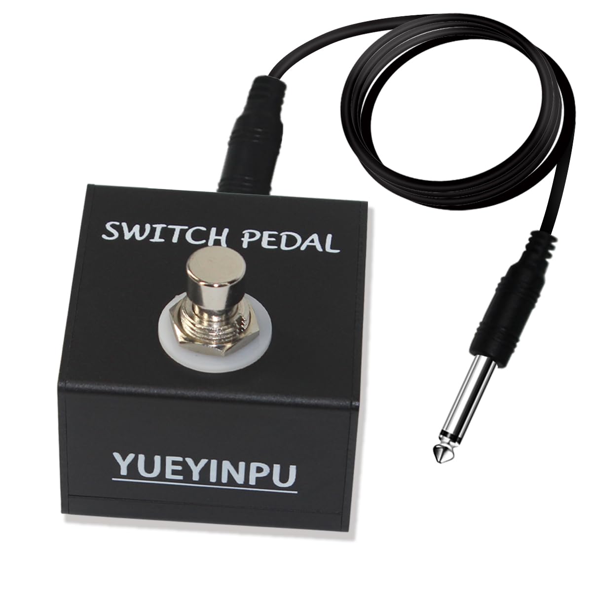 Yueyinpu Tap Switch Pedal For Guitar Effects Pedal Momentary Footswitch With Ts Cable